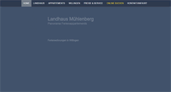 Desktop Screenshot of landhaus-muehlenberg.com